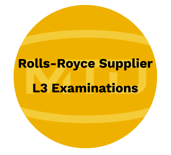 Rolls Royce Supplier L3 Examinations